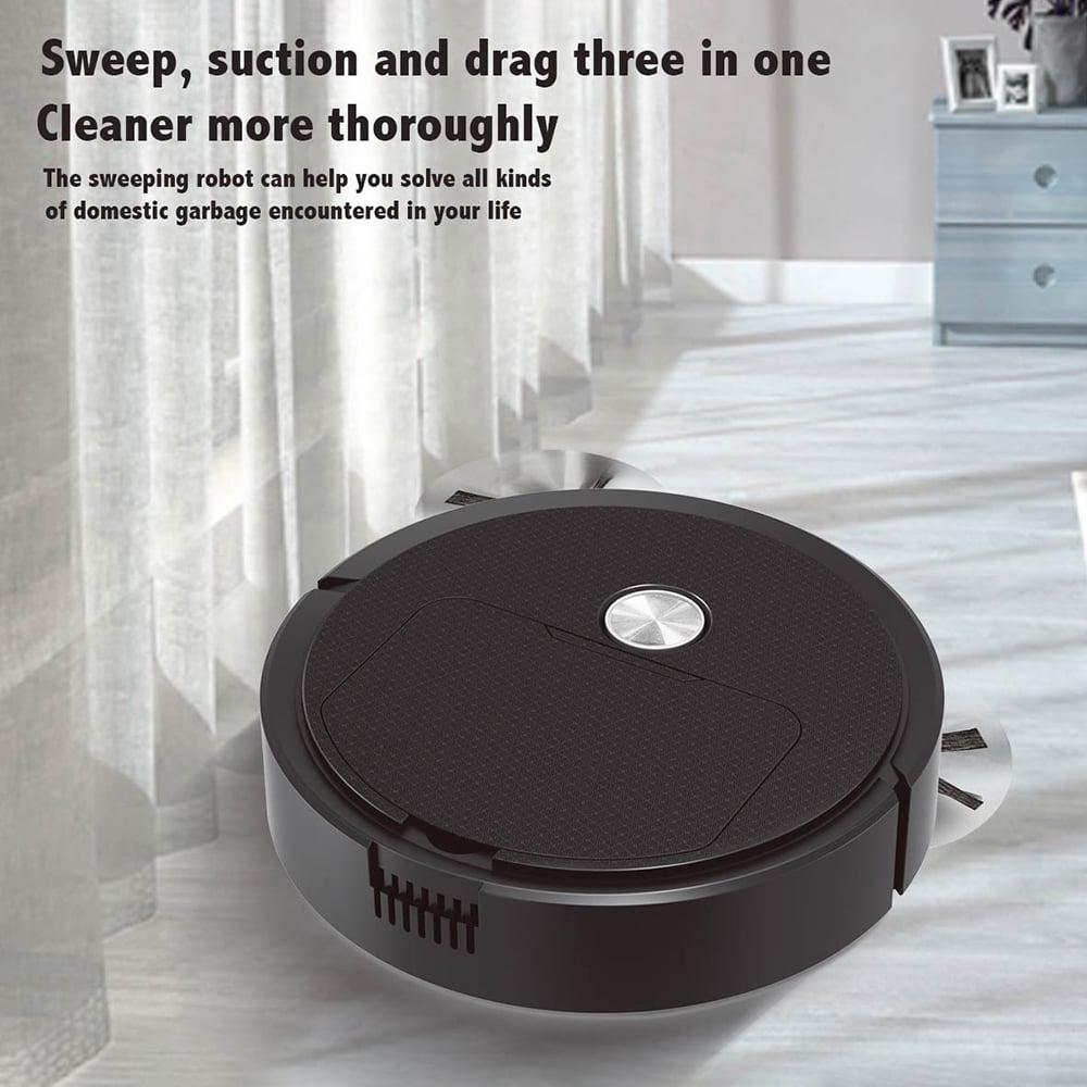 3-In-1 Smart Sweeping Robot - Mini Wireless Vacuum Cleaner, Sweeping and Vacuuming, For Home Use