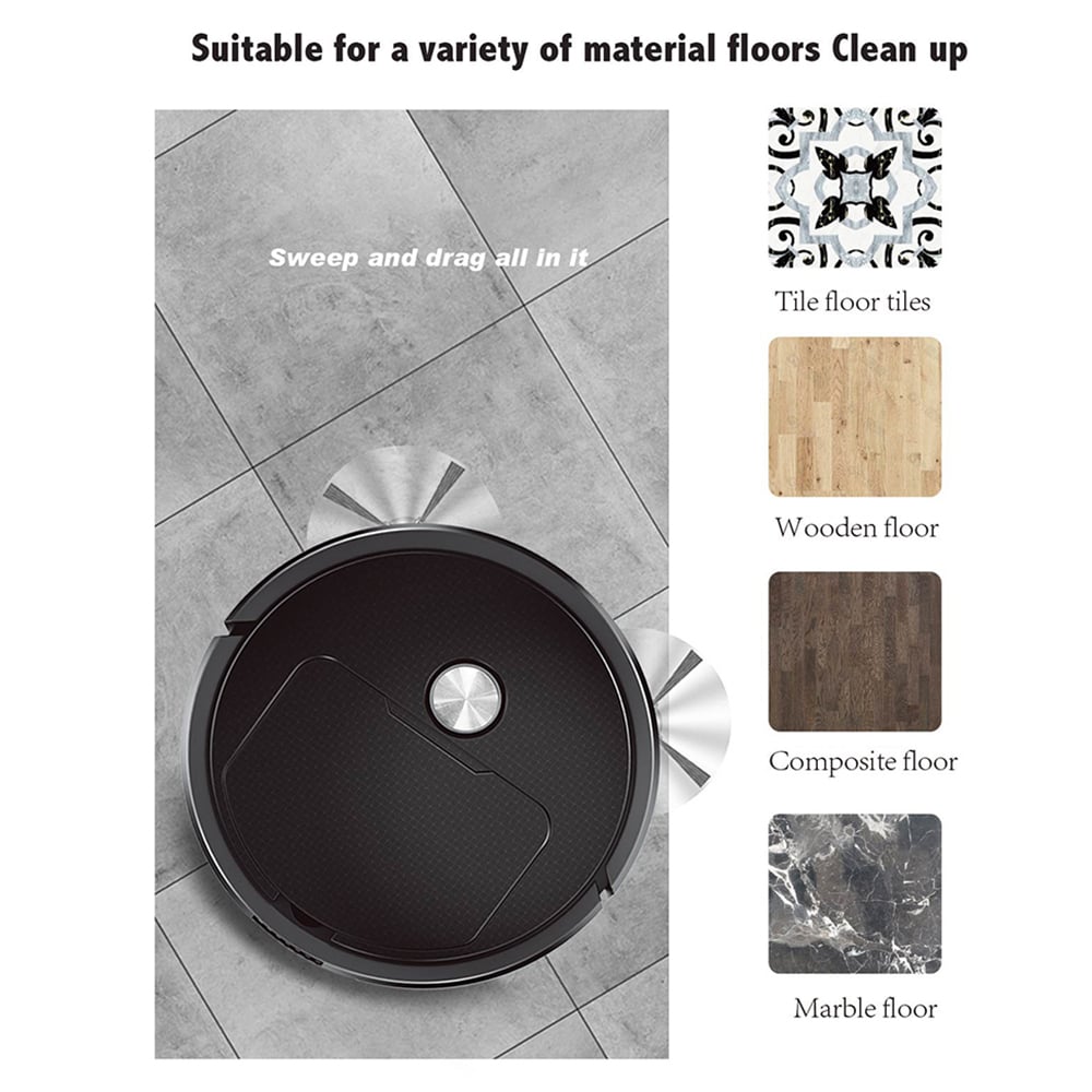 3-In-1 Smart Sweeping Robot - Mini Wireless Vacuum Cleaner, Sweeping and Vacuuming, For Home Use
