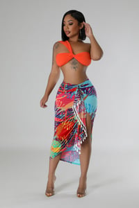 Image 1 of Catch This Heat 3 Piece Swimsuit 