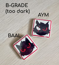 Image 3 of Aym and Baal Square Buttons | Cult of the Lamb