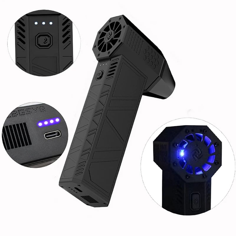 3rd Generation X3 Violent Blower - Turbo Jet Fan, Handheld Brushless Motor, 130,000 RPM, 52m/s Wind