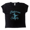 BALLERINA BABY TEE BLACK