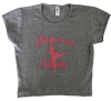 BALLERINA BABY TEE GREY