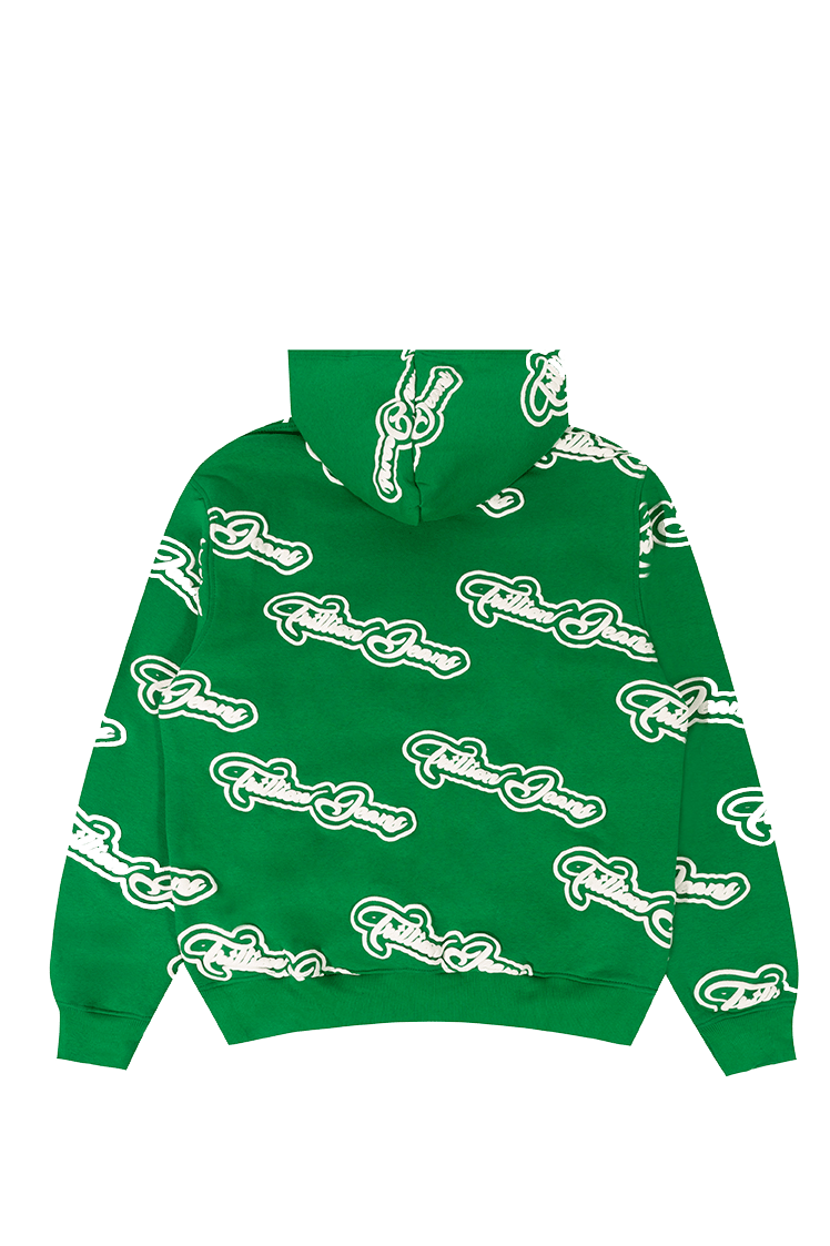Trillion jeans all around print hoodie