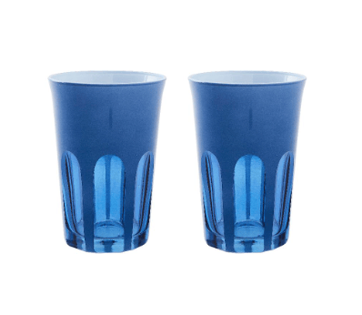 Image of Set of 6 Drinking Glasses (Two Color Choices)