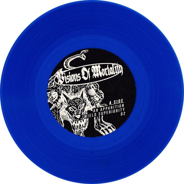 VISIONS OF MORTALITY 'Path of Divinity' 7" (blue vinyl)