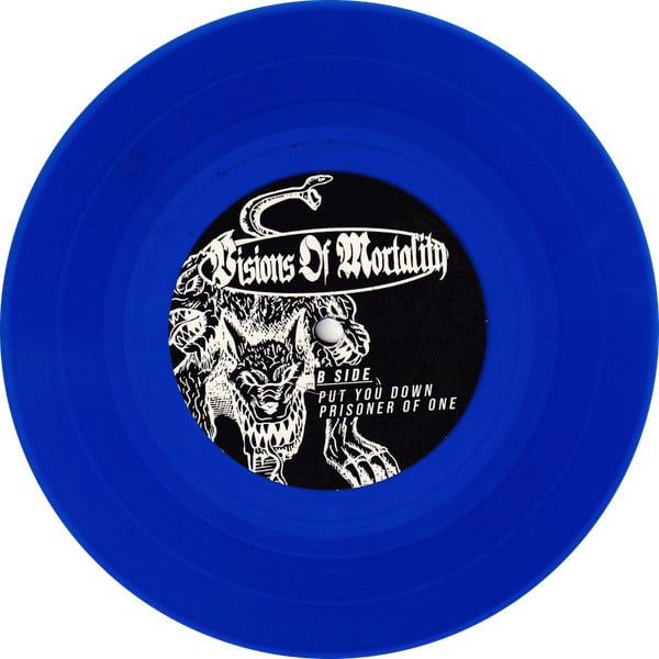 VISIONS OF MORTALITY 'Path of Divinity' 7" (blue vinyl)