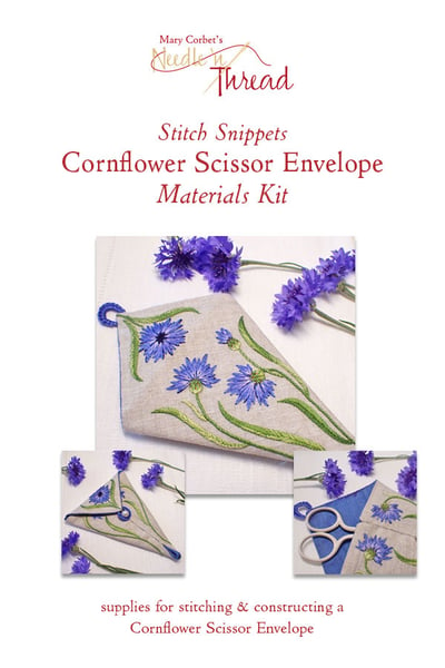 Image of Cornflower Scissor Envelope Materials Kit