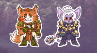 Image 2 of MINI Nyaldur's Gate Stickers (Series 2)