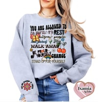 YOU ARE ALLOWED CREWNECK