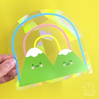 Image 1 of Mountains Sun Catcher Sticker