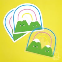 Image 2 of Mountains Sun Catcher Sticker