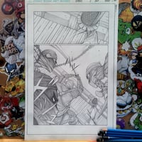 SIGNED ORIGINAL PENCIL PAGE KOMUSO 