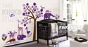 Matching decal stickers for theme Modern Zoo line - KK124