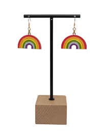 Image 2 of Rainbow earrings