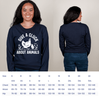 Give a Cluck Long-Sleeve Tee - Navy