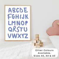 Image 1 of Alphabet Print