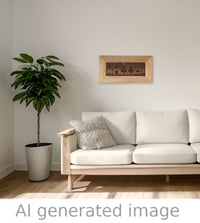 Image 4 of Wall Art, scrap wood. "Forest eyes" by R3.