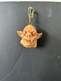 Inbred Head Pig Key Chain