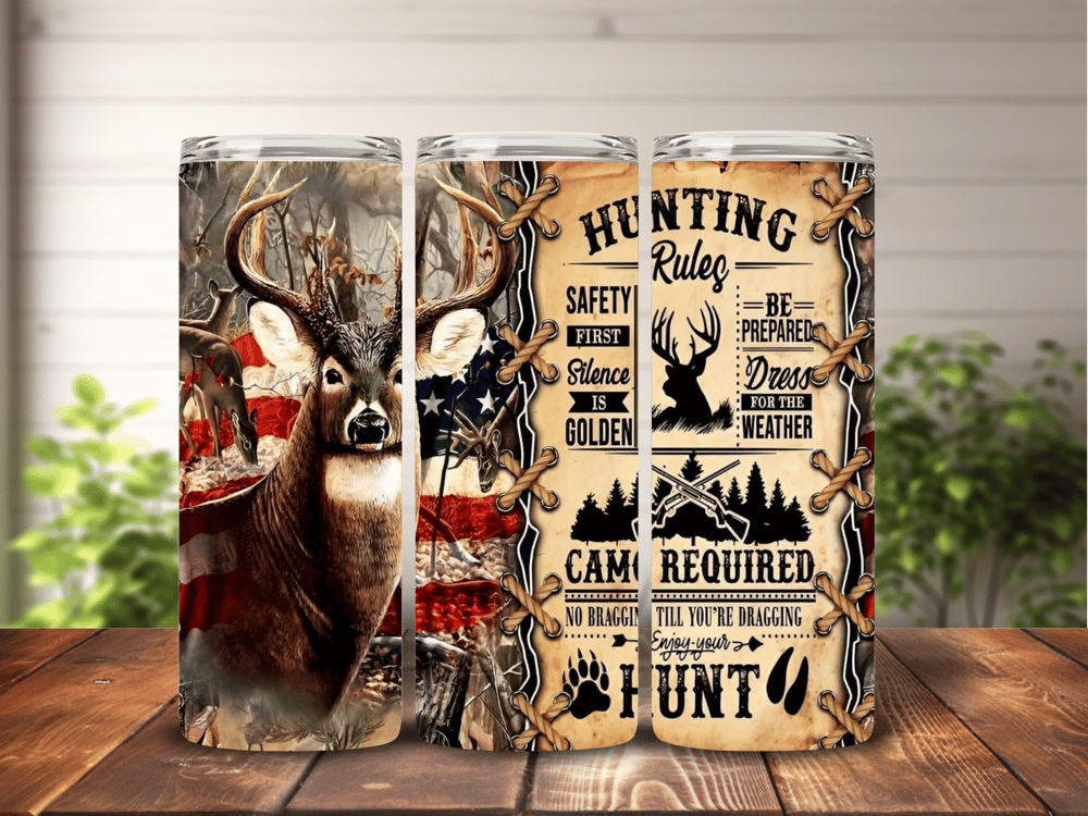 Image of 20 oz Hunting Rules Tumbler 