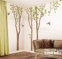 Vinyl Wall Sticker Decal Art- Birch Trees Forest - 101 in set of 3 trees - kk108 -