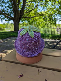 Image 2 of strawberry bucket hats (medium)