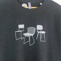 Image 2 of 'Silver Chairs'  Adult grey t-shirt