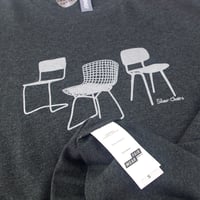 Image 3 of 'Silver Chairs'  Adult grey t-shirt