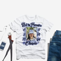 Custom Rest In Paradise Airbrush T-shirts Bulk/Single