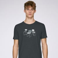 Image 1 of 'Silver Chairs'  Adult grey t-shirt