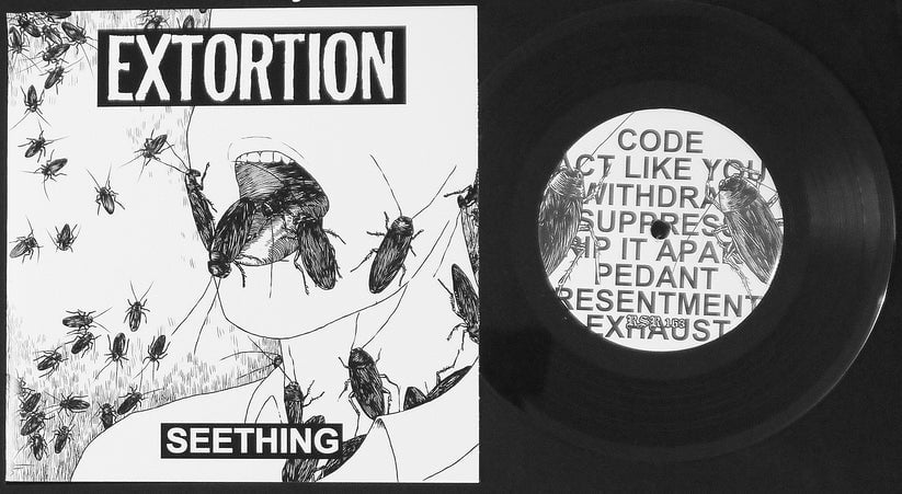 EXTORTION 'Seething' 7" (reissue)