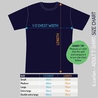 Image 3 of 'Silver chairs' ADULT blue T-SHIRT