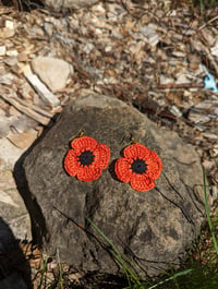 Image 1 of poppy earrings