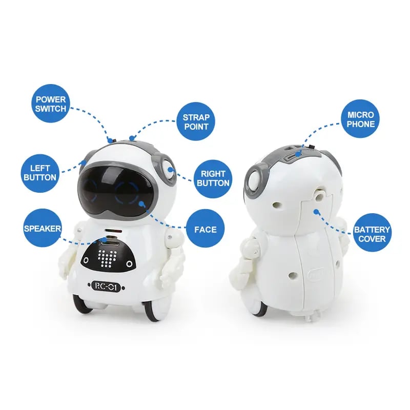 Interactive Mini RC Robot Toys - Talking, Singing, Dancing & Storytelling, Perfect Gift for Kids