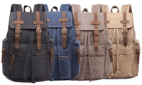 Image 2 of Canvas Travel Backpack