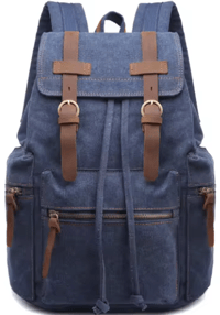 Image 4 of Canvas Travel Backpack