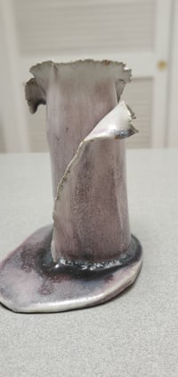 Image 4 of Lavender curled vase