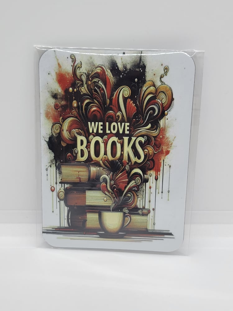 Image of We Love Books Magnet