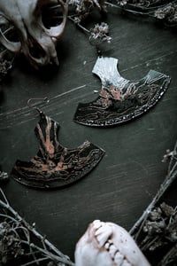 Image 3 of Abstract Axe earrings