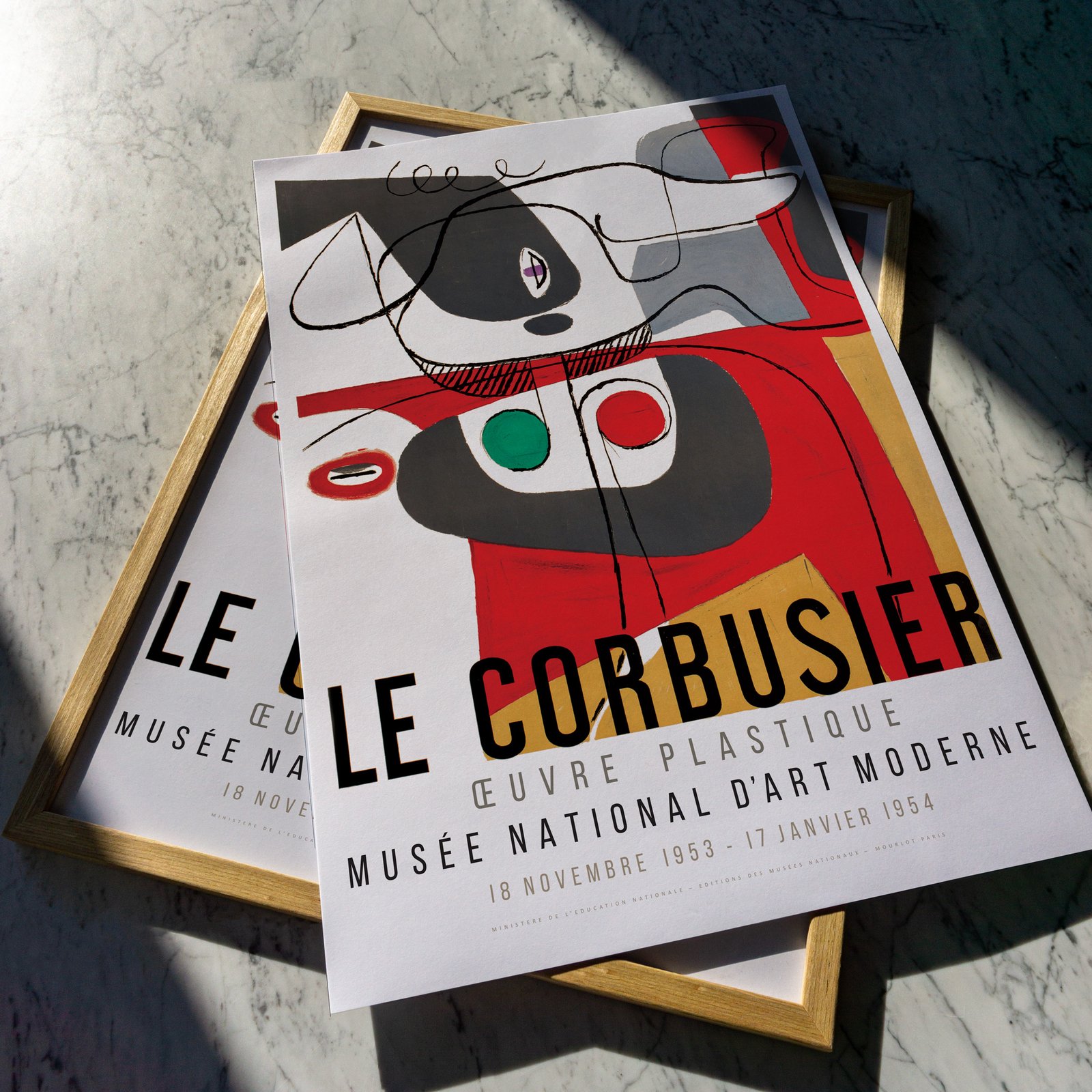 Musee National d'Art Moderne | Le Corbusier - 1953 | Event Poster