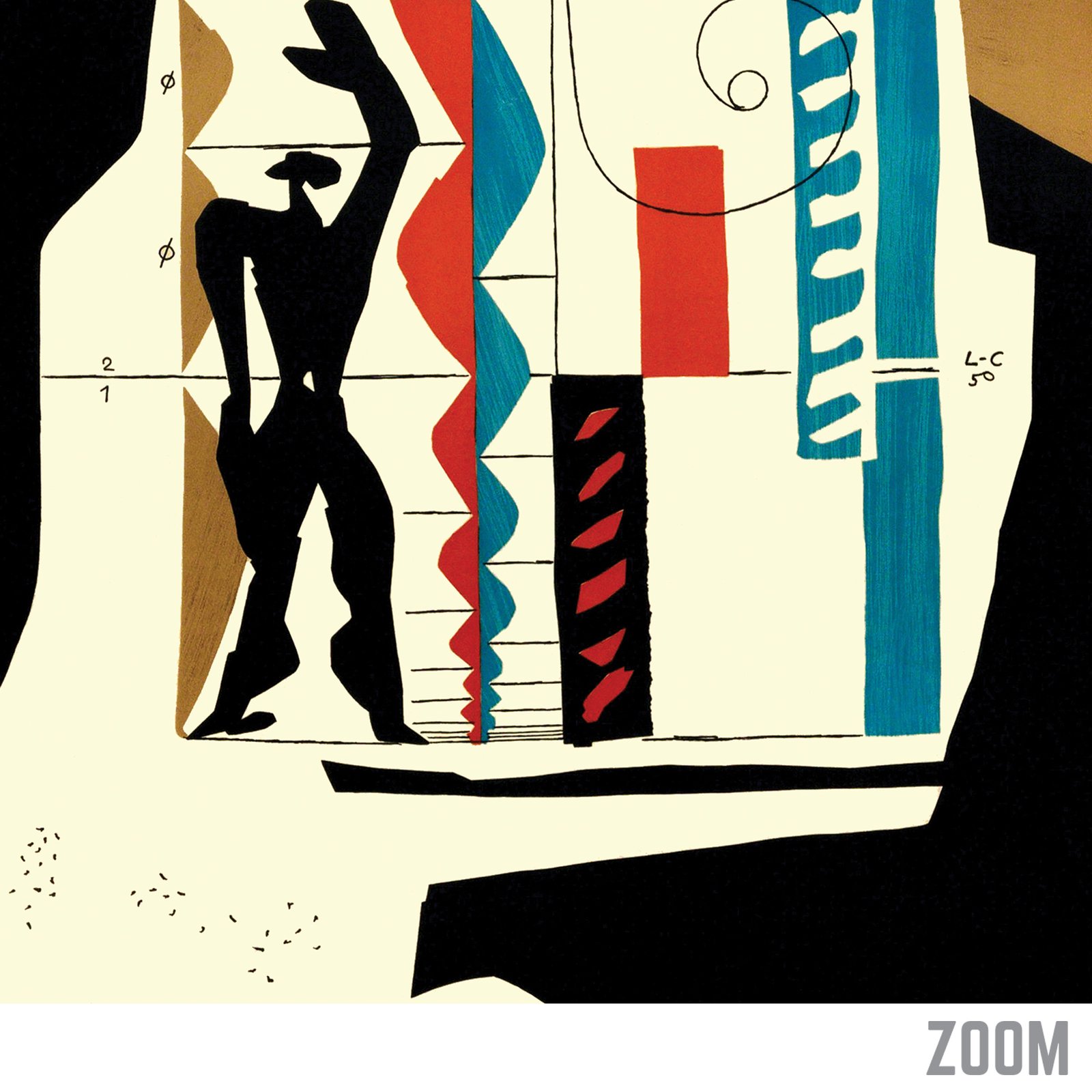 Modulor | Le Corbusier - 1962 | Event Poster | Vintage Poster