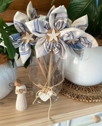 Image 9 of Memory Flowers custom created for clients from a loved ones shirts and hankies
