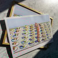 Image 1 of Lunch Table | Wayne Thiebaud - 1964 | Art Poster | Vintage Poster