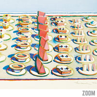 Image 2 of Lunch Table | Wayne Thiebaud - 1964 | Art Poster | Vintage Poster