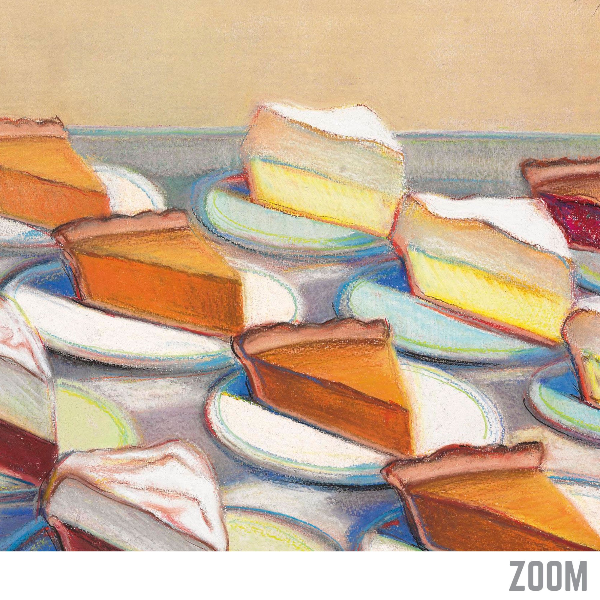 Wayne Thiebaud's Colorful Cake Art