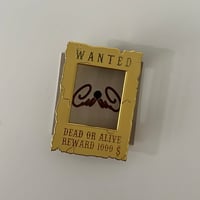 Image 2 of Wanted Poster Enamel Pin