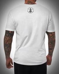Image 2 of Men's Fitted Cancel White T-Shirt