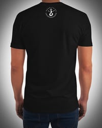 Image 2 of Men's Fitted Cancel Black T-Shirt