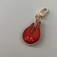 Image 1 of Fireball Acrylic Keychain