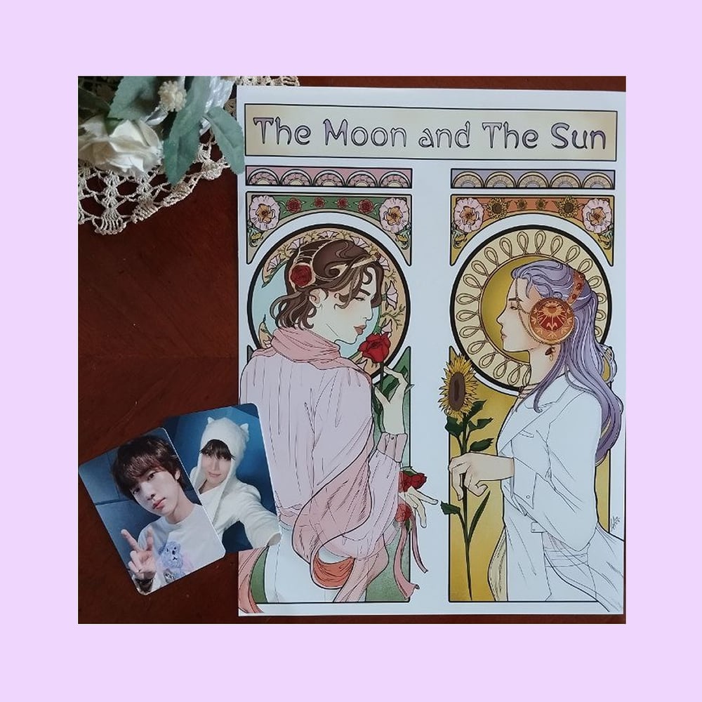 Image of [PRINT] The sun and the moon 